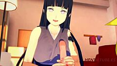 Naruto and hinata share handjob, boobjob, and creampie fuck