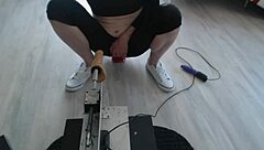 Facefucked and Anal Pounded by Machine and Extreme Huge Toys