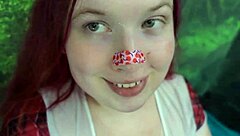 chubby tranny booty shake twerk dildo fuck closeup