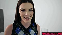 My stepsister is here to show me everything i need to know