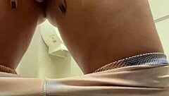 Wow, this hidden bathroom is so hot!