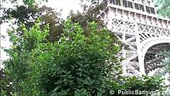 Cute Girl Fucked By Two Guys In Alley?