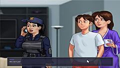 I see eve flashing in summer time saga