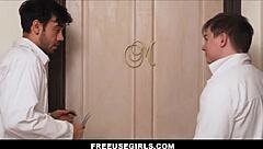 Mira Monroe, a free-spirited teen stepsister, indulges in a steamy encounter with her stepbrother and best friend during a science experiment