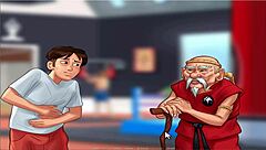 I see eve flashing in summer time saga