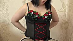 girl vibes her pussy with toys for hot fun.