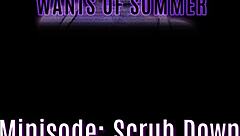 Blonde Milf Scrubs Down With Titty Fuck In Bath