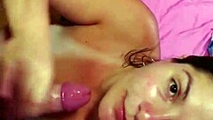 Watch this BBW suck cock on webcam, leading to hot cumshot facial?