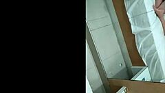 Tiny teen asks, 'Can I sit on this huge cock?'