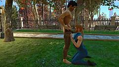 In Megaoral, Aaf Feels Overwhelmed By Handling So Many Intense Blowjobs.