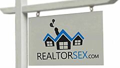 Real estate slut fucks clients.