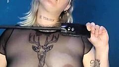 I watch Blanquita squirt while masturbating alone.