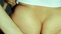 hard anal sex with wife's big ass pussy creampie