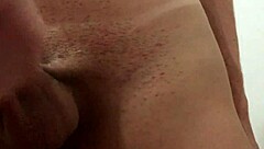 The Hot Blonde Shemale Gets Cumshot On Tits