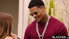 Blacked bbc takes turns fucking riley reid's asshole