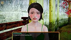 Teen 18+ brunette with small tits in my new family episode 507