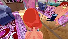 Gwen, Fuck in Front of the Mirror!