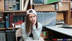 Security Guard Catches Tiny Teen Stealing from the Store