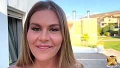 Zlata, a sexy blonde milf, enjoys intense anal fucking