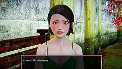 Teen 18+ brunette with small tits in my new family episode 507