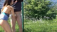 Teen Whore Lilly Lil Gets Fucked On The Roadside In Homemade German Amateur Scene.