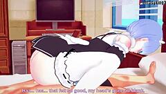 Rem Fucks Hard Ahegao Face Big Boobs Maid Re Zero.