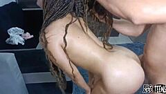 Linda Stepsister Dances Then Gets Assfucked On Sofa By Big Ass