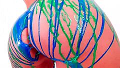 Jayden Jaymes Latex Solo Masturbation With Big Tits Ass And Brunette Babe