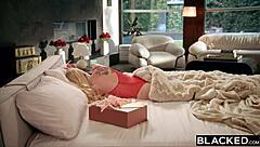 Kendra Sunderland handles three huge black cocks in intense group session