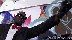 Asian Sucks Black Dongs In Blowbang