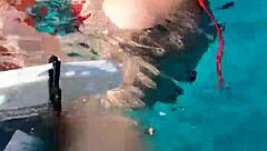 cute teen couples fuck publicly on yacht