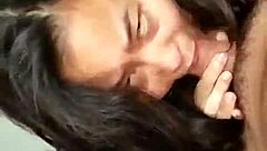 Slutty Japanese Woman Sucks Big Cock in Interracial POV Encounter