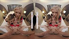 Three Football-Crazed Sexpots Worship Big Dick MVP