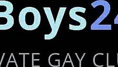 Two skinny teen 18+ boys fuck bareback in gay porn scene