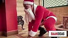 Perverted neighbor enters my home to fuck me like a dirty slut