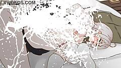 alya sucked every drop from speed condom in russian hentai parody