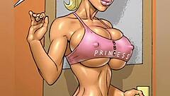 Blondes wager on massive black cock