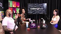 Melissa Leal's Long Career as Site Prostitute Shaken by Pandemic in Sheer Red Lingerie Bisexual Sex.