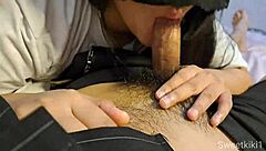 Did thai girl swallow cum in mouth?