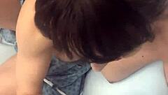 Caught Masturbating in Hospital with Huge Cumshot