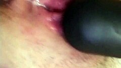 Sexy white girl squirts all over herself during masturbation!