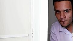 Three gay friends engage in hardcore bareback threesome swap in the room.