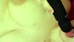 Sexy white girl squirts all over herself during masturbation!