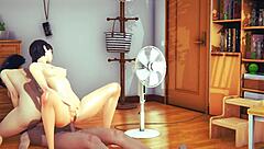 Boruto Hentai Sarada 69 and Threesome with Hinatal Japanese Asian Manga Anime Film Game Porn