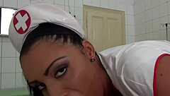 Big Boobs Horny Nurse Seduces Patient In Hospital!