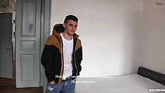 Czech hunter seduces amateur gay twink