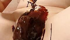 Want To See Japanese Gay Cooking Chocolate Banana? It's Amateur Fun With Penis Play