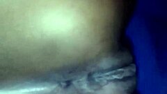 Ebony cheating wife with cum on ass and anal fun.