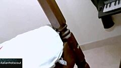 Beautiful blonde enjoys a scenic ride outdoors