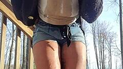 No Fucks Given About Messy Outdoor Desperation